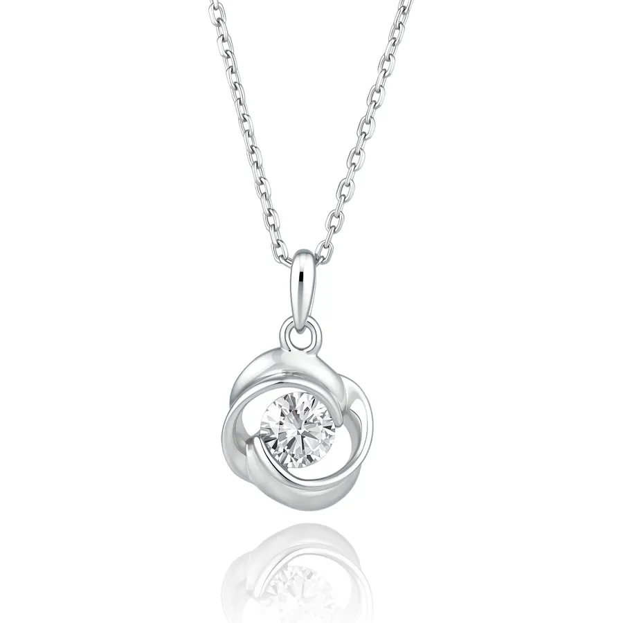0.5 Carat Lab Grown Diamond Solitaire Necklace, Fine Jewelry
