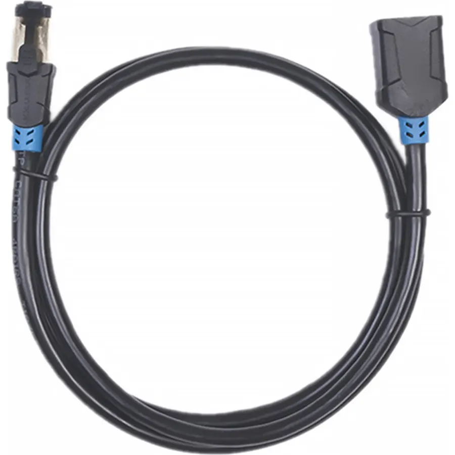 0.5m Cat 6 Shielded Network Patch Cable Rj45 Male to Female Connector