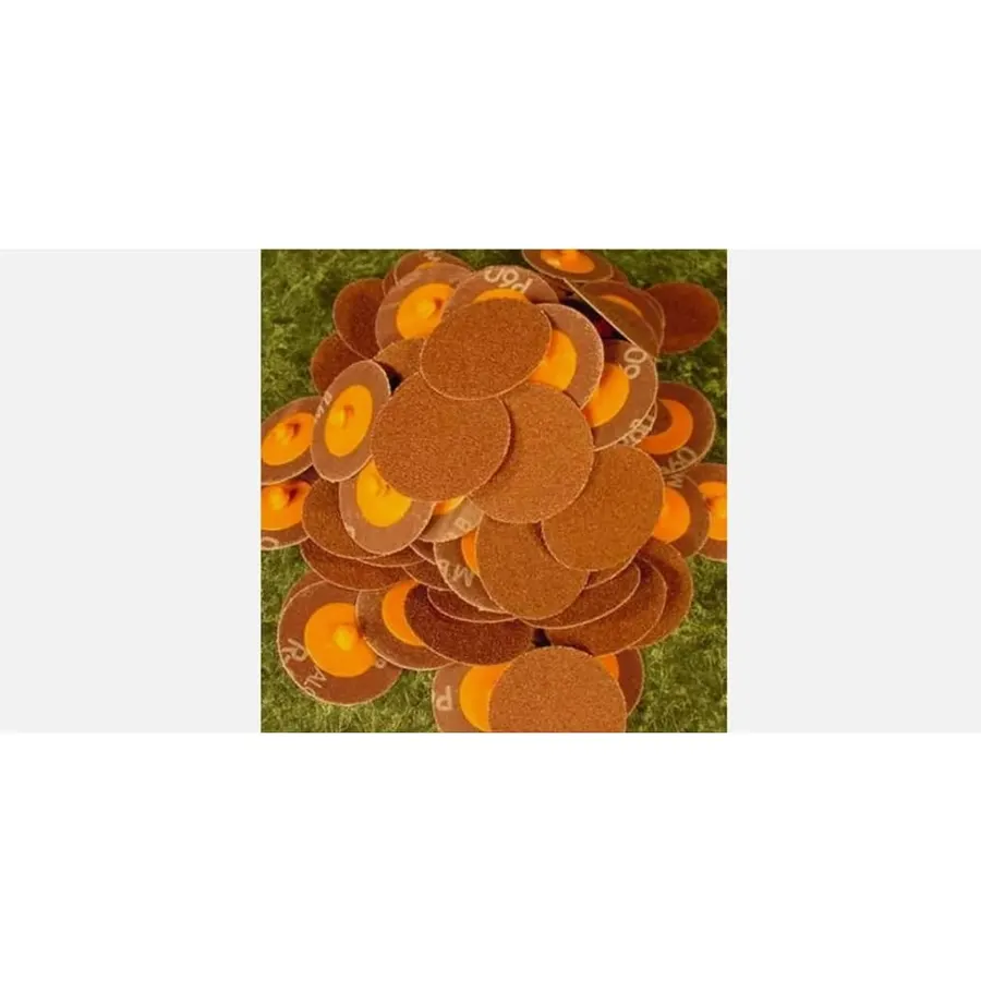 100 Pack 2 Inch 60 Grit Quick Change Sanding Discs Aluminum Oxide Abrasive