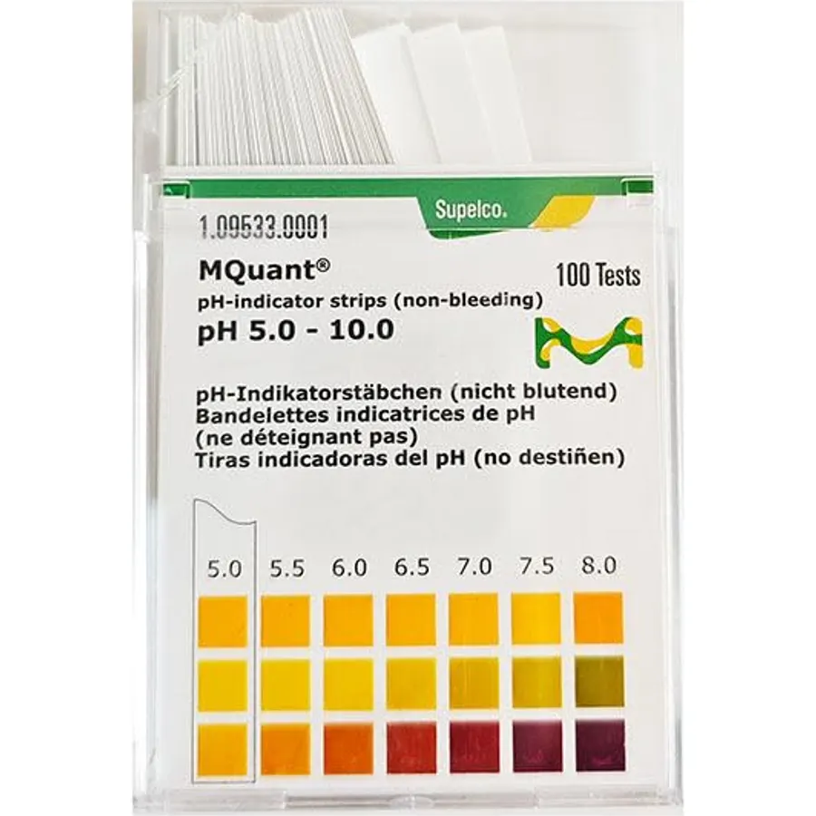 100 Pcs/Tests New PH-Indicator Strips 1.09533.0001