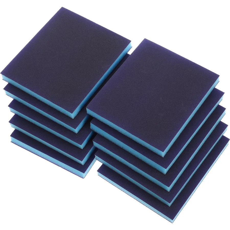 10pcs 800/1000 Grit Sanding Sponge Blocks for Wet Dry Woodwork