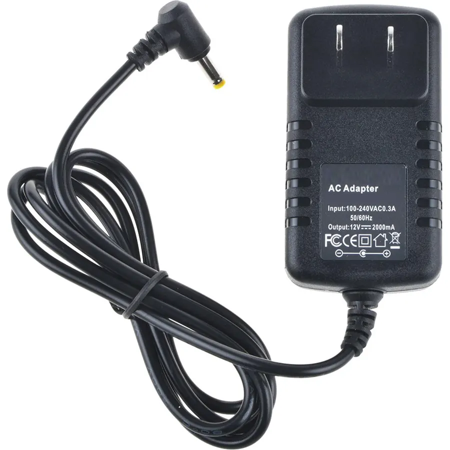 12V 2A 24W Power Supply Adapter, DC 12V 4.0mm x 1.7mm Barrel Plug