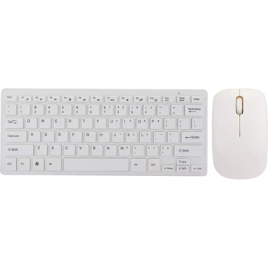 2.4G Wireless Keyboard Mouse Set with Keypad Protector USB Receiver for Notebook Office Gaming Plug and Play (K-03)