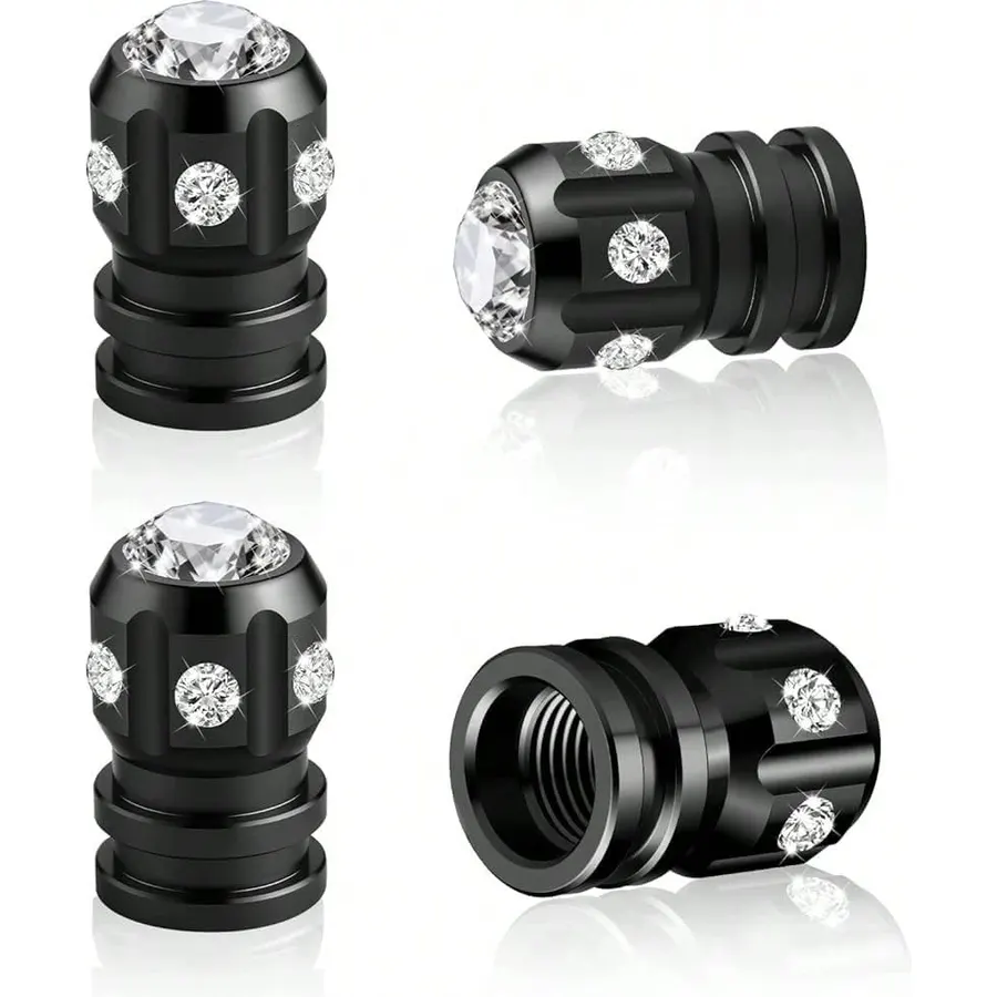 4 Pcs Valve Stem Caps for EQV (V447, Facelift 2024) 2024-2026