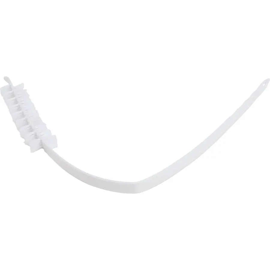60cm Flexible Washing Machine Cleaning Brush for Inner Drum for lint Removal - Nylon Bristles Deep Clean Tool for Front Load Washers White