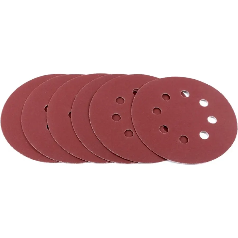 60Grits ~ 2000Grits 5 Inch 8 Hole Hook Loop Sanding Discs Sandpaper Pads Set Sander Disc Abrasive Polishing Tools 5/10/100pcs(1000 Grits,10pcs)