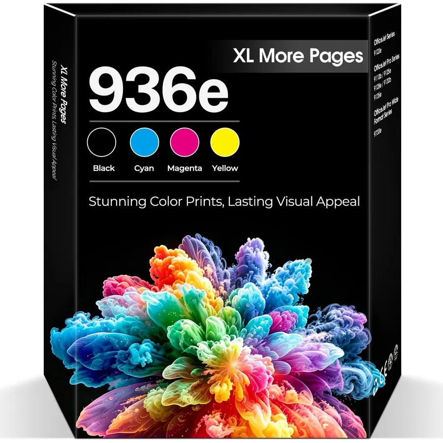 936e 936 Ink Cartridges OfficeJet 9125e 9120e 9135e Compatible for HP 936e