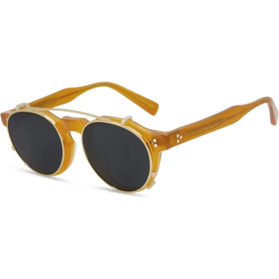 Acetate Clip-on Glasses Dual-use Glasses Men Handmade Detachable Lens Women Outdoor Protective Shade