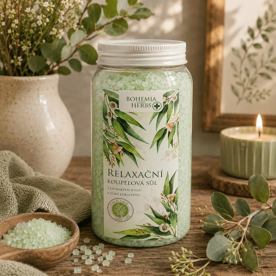 Bohemia Gifts Herbal Bath Salt Eucalyptus