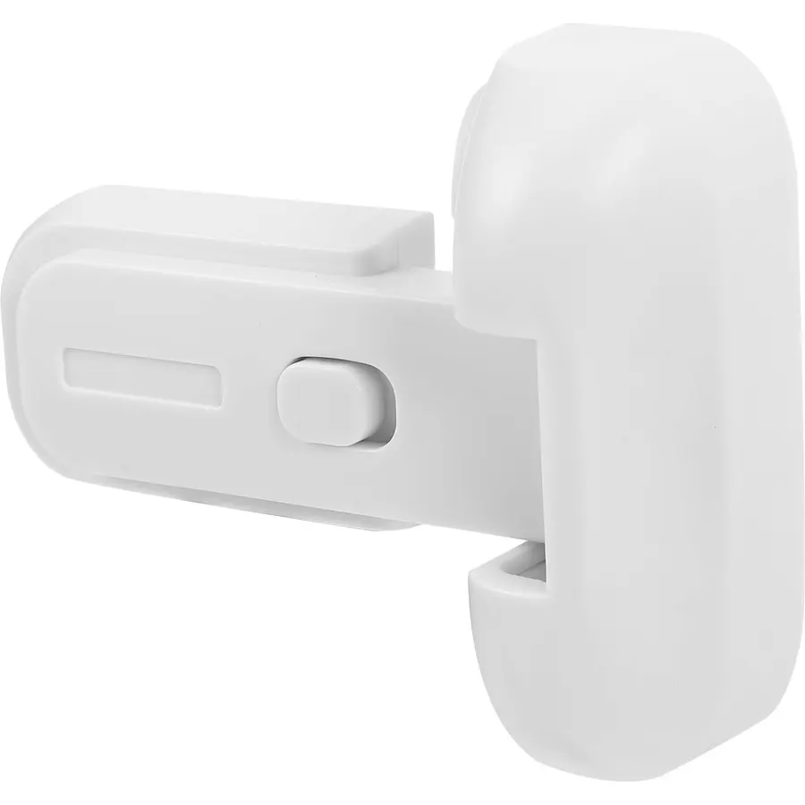 Childproof Refrigerator Lock, Plastic Latch for Fridge and Cabinet Doors