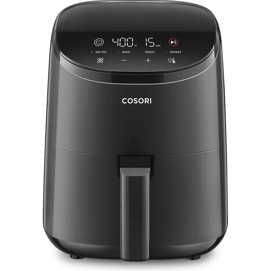 Cosori Lite 2.1 Qt Small Air Fryer, Max 400°F, 4-in-1, 97% less oil, Gray