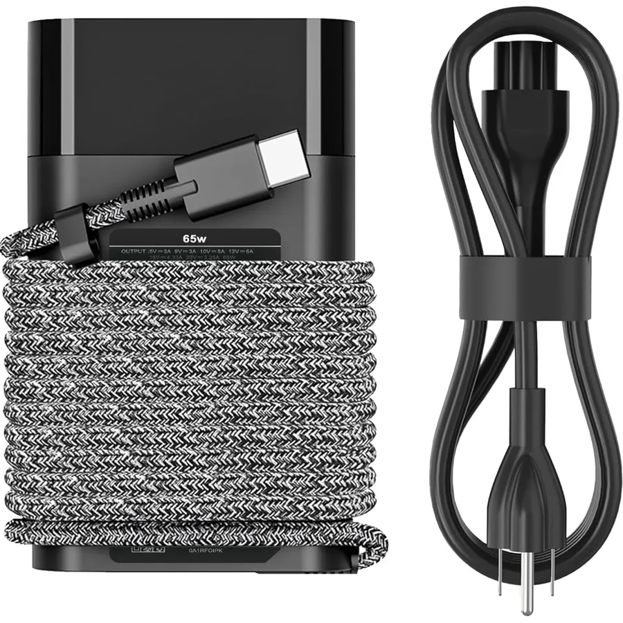 DJW 65W USB C Laptop Charger Compatible with HP Spectre x360, Envy, Elitebook x360, Pavilion