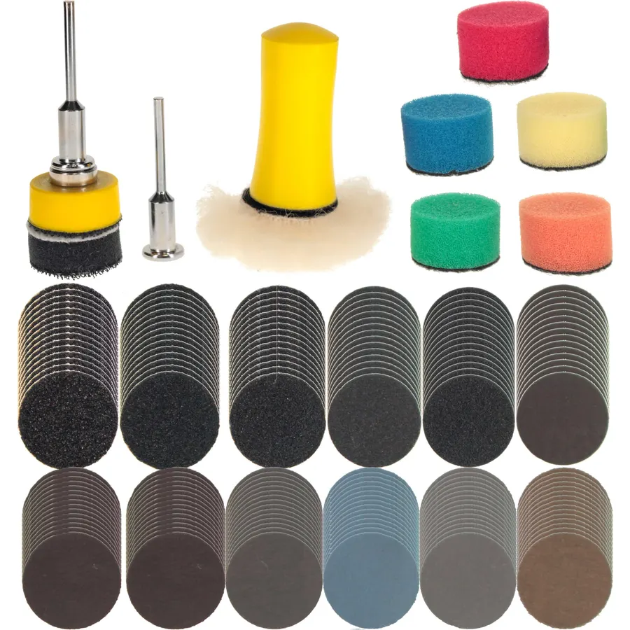 Dura-Gold 191-Piece 1" Micro Sanding & Polishing Set - Includes 180 Discs