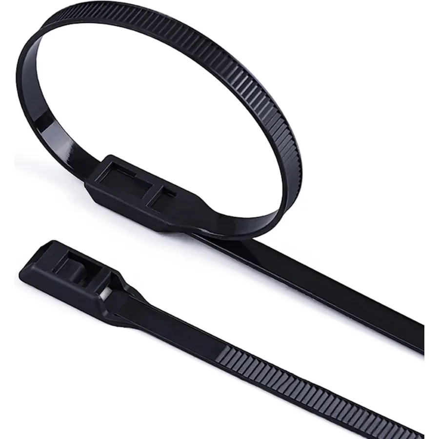 Heavy Duty Nylon Cable Ties 350mm Self-Locking Wire Straps 100pc