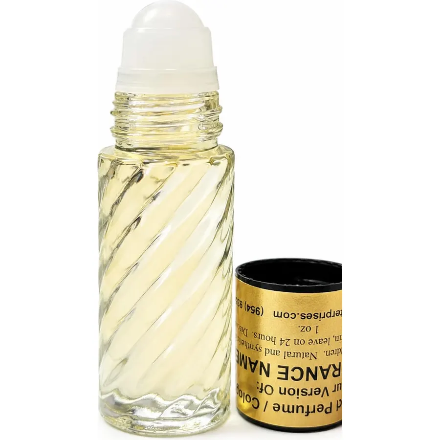 HYWD Enterprises Cologne Oil Comparable to FAHRENHEIT ABSOLUTE for Men, Fragrance Rendition, Eau de Parfum, 1 oz. (30ml) Swirly Glass Roll on