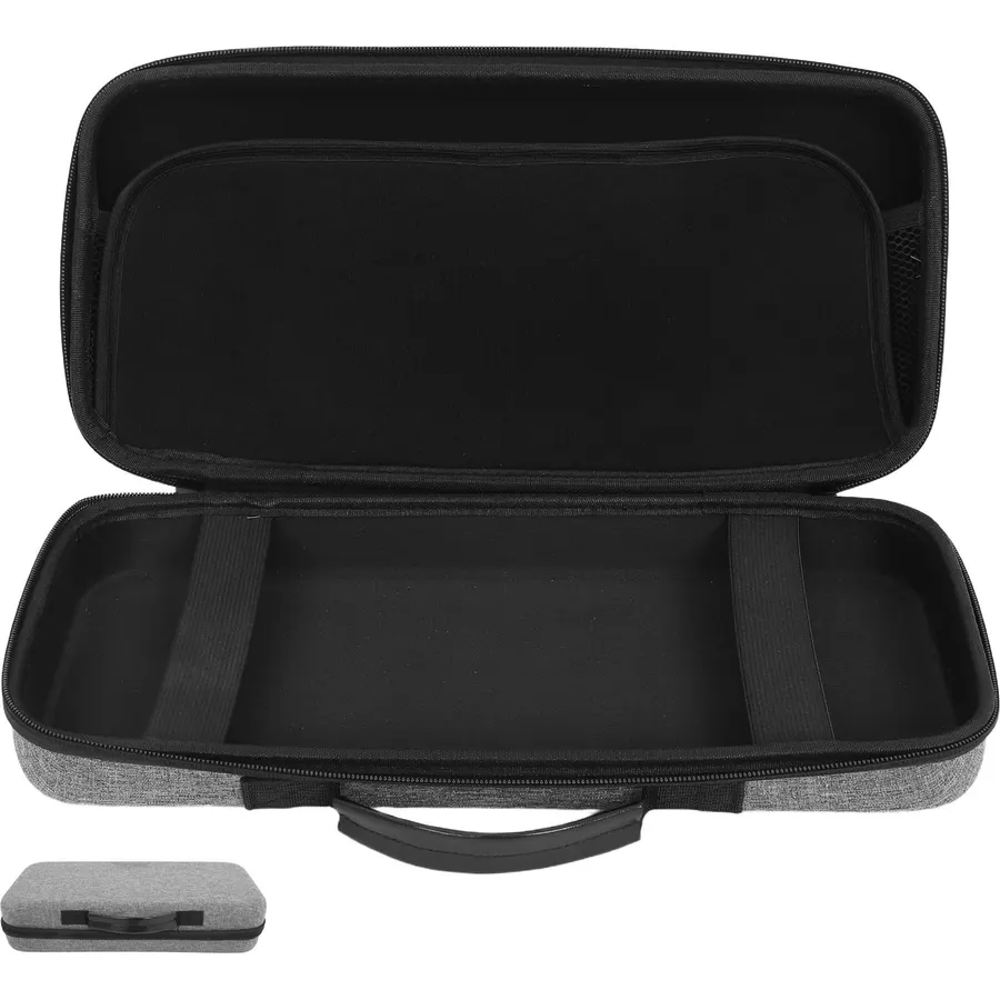 Keyboard Storage Bag EVA Hard Case with Handle for Gaming Commuter Travel