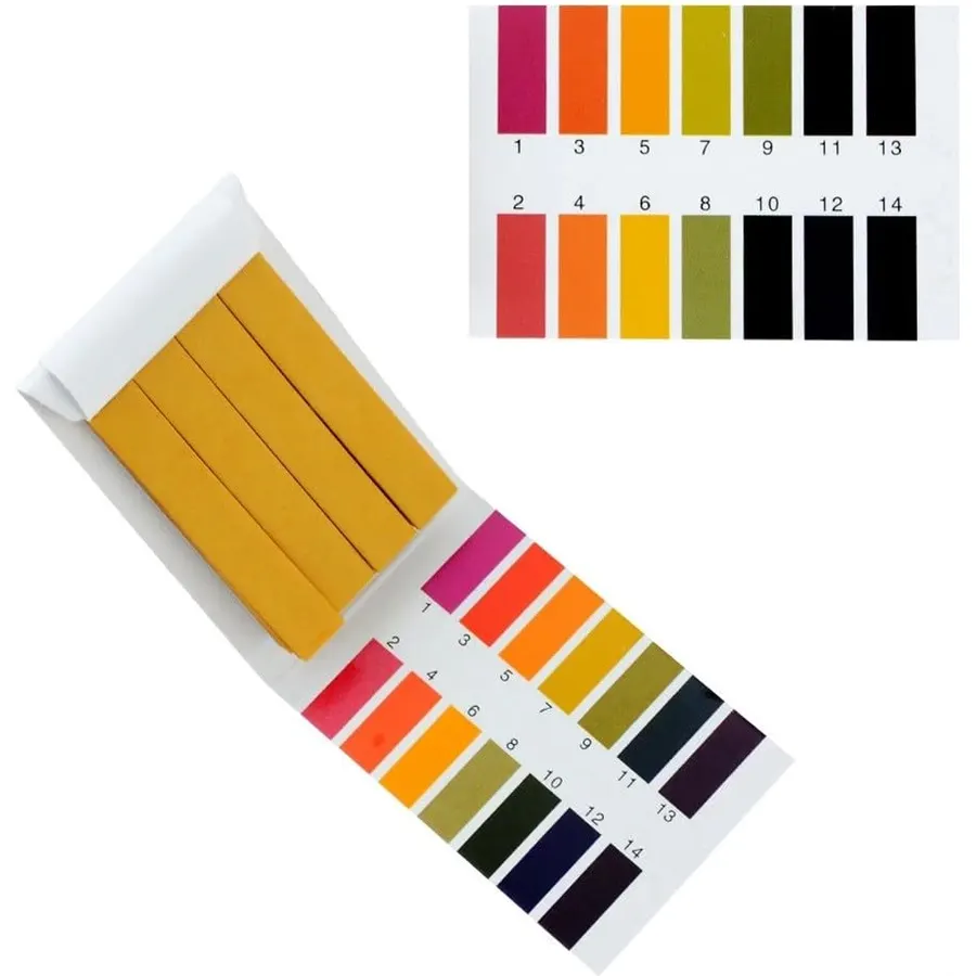 pH Test Strips 1-14 Full Range Litmus Paper 80ct