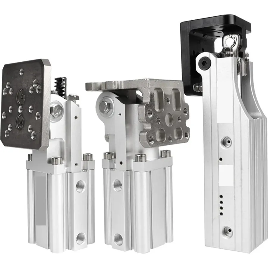 Pneumatic side hinge flip cylinder manipulator accessories