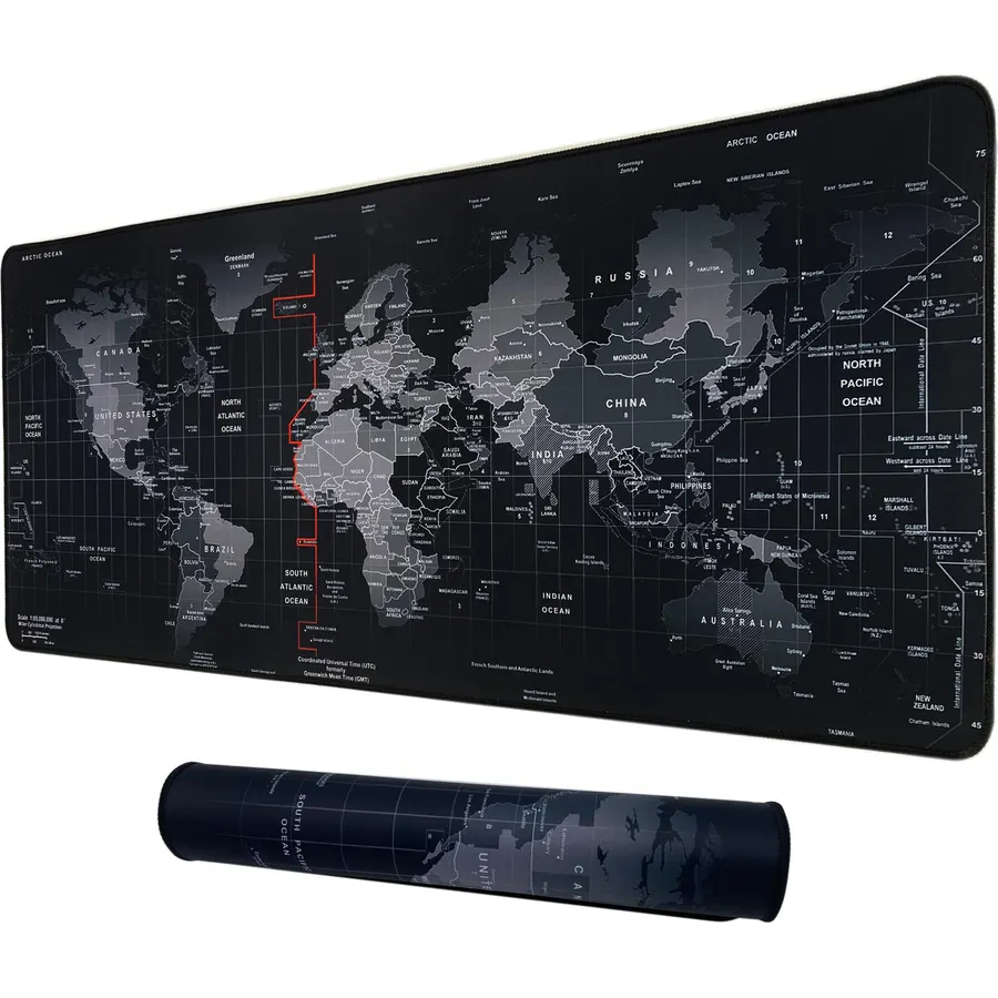 Professional Large Mouse Pad,31.5 x 11.8 in Extended Gaming Mouse Pad,Smooth Lycra Fabric,Non-Slip Rubber Base,Precision Stitched Edges