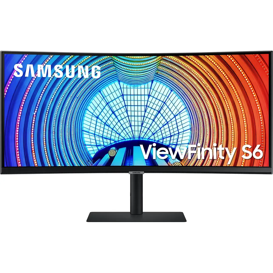 SAMSUNG ViewFinity S65UA Series 34-Inch Ultrawide QHD Curved Monitor, 100Hz, USB-C, HDR10, Height Adjustable Stand