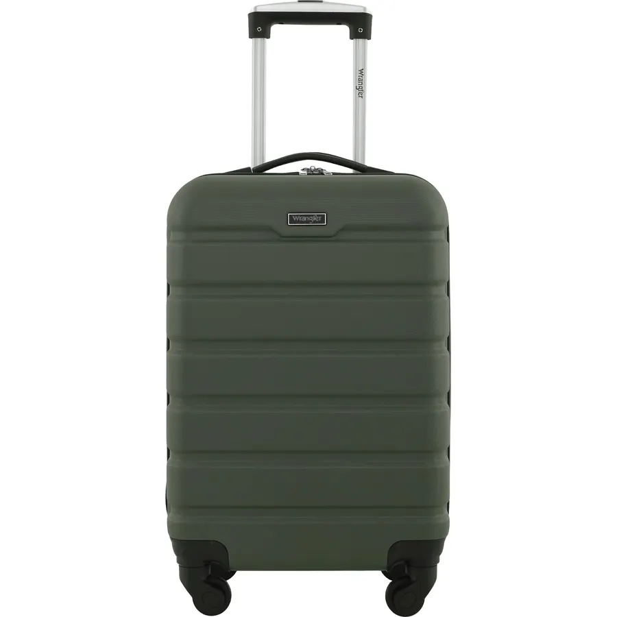 Wrangler Hardside Spinner Carry-On Luggage, Olive